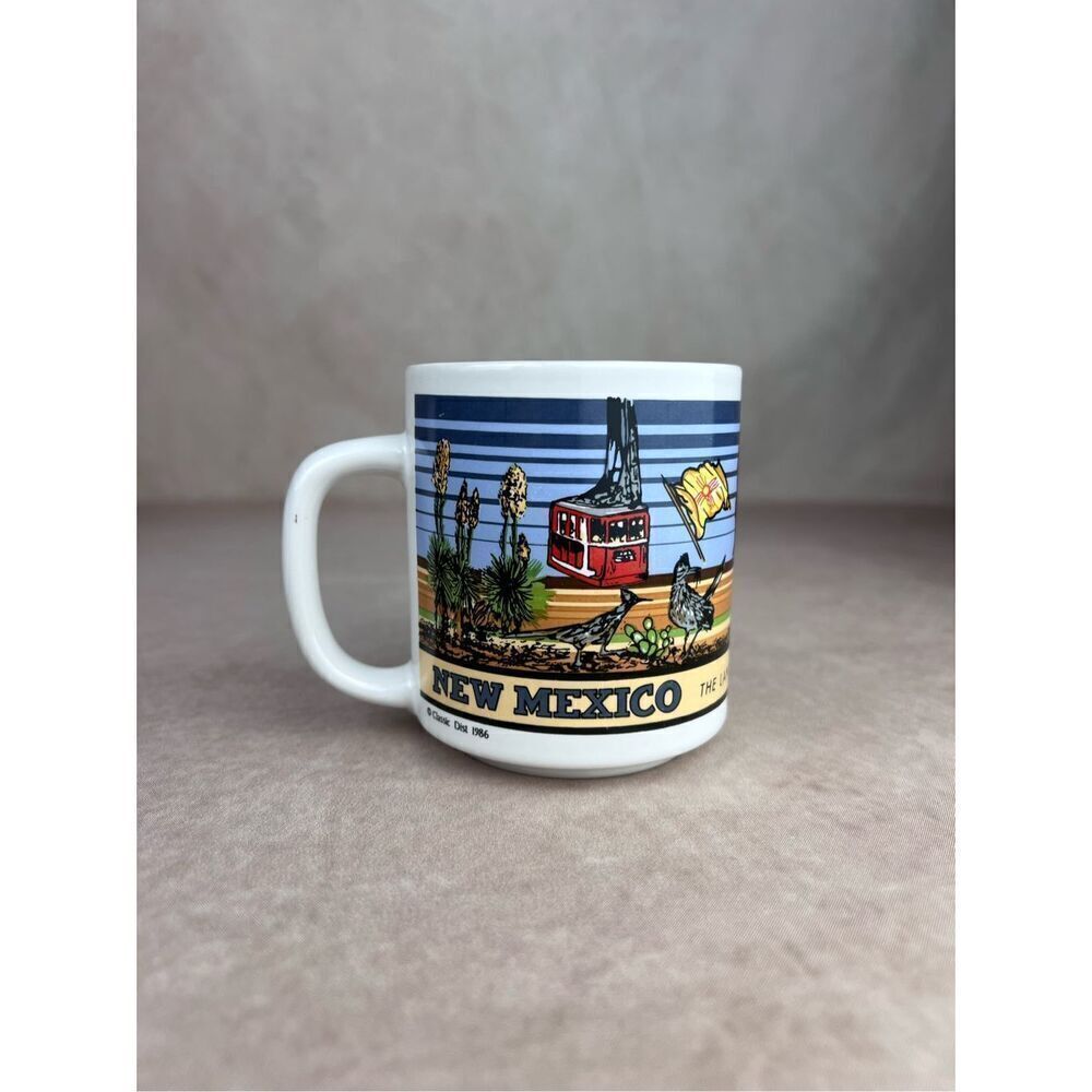 Vintage 1986 New Mexico State Coffee Mug Cowboy Western - Picture 5 of 9